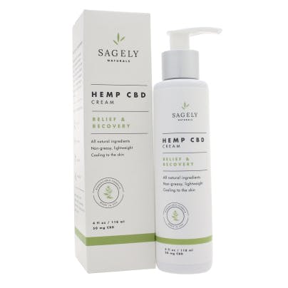 Hemp CBD Cream Relief & Recovery by Sagely Naturals
