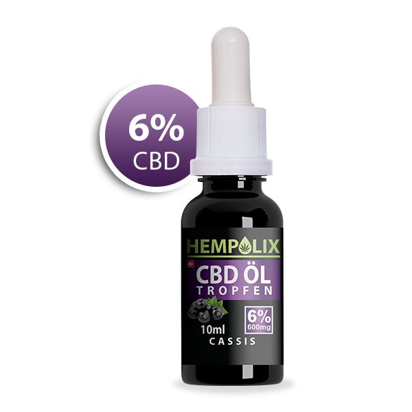 Hemplix CBD Öl 6% Cassis