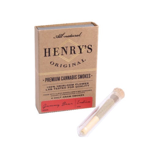 HENRY'S 4 PACK PREROLLS GUMMY BEAR