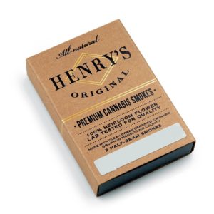 Henry's Original 4 Pack Pre Rolls - Spyrock OG (H)