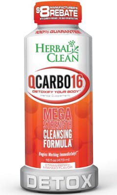 Herbal Clean QCARBO Detox - Strawberry Mango Flavor