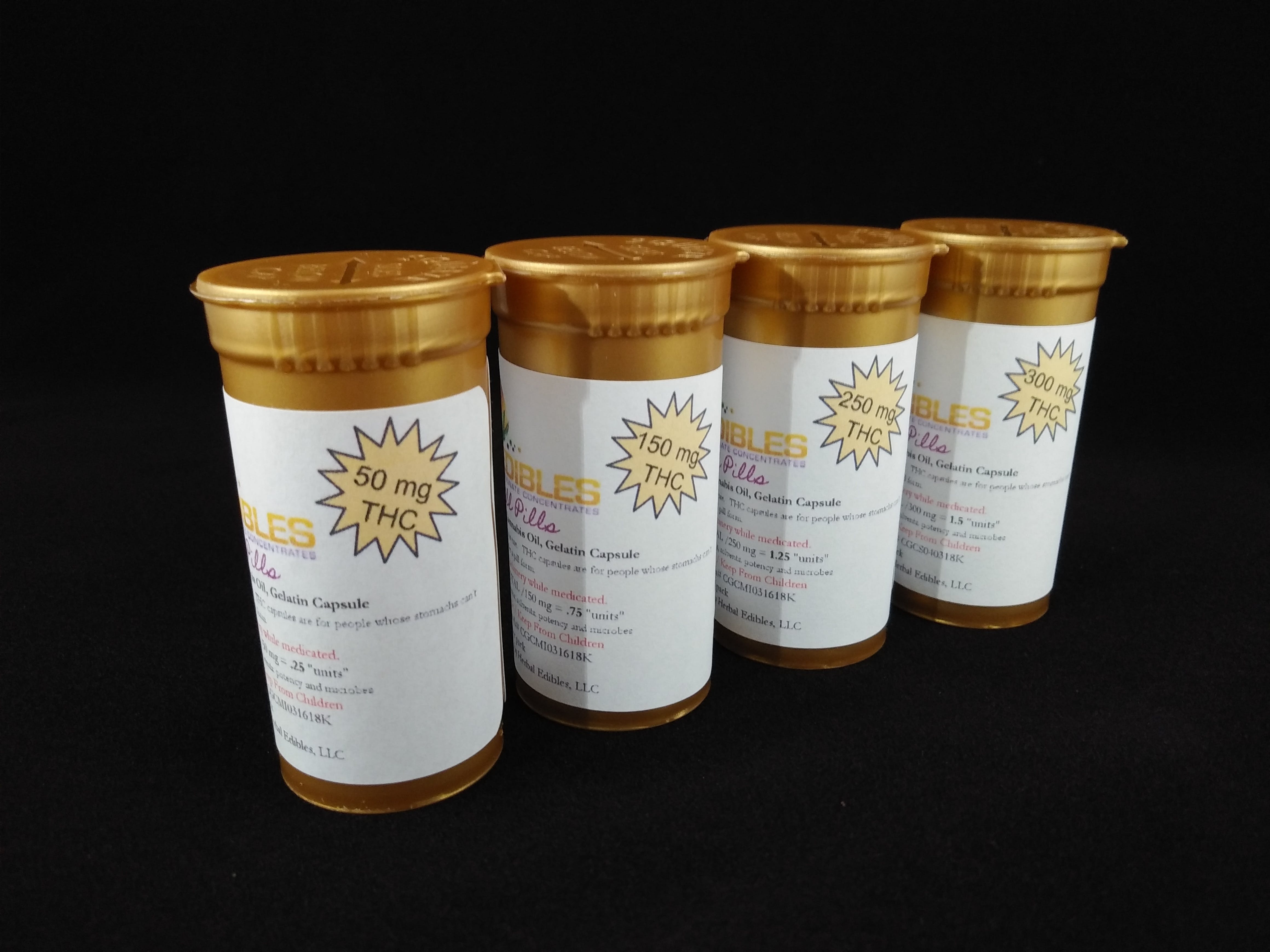 Herbal Edibles - 250mg Chill Pills