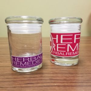 Herbal Glass Jar