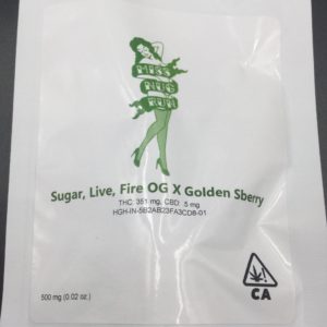 HGH Fire OG x Golden Strawberry Live Sugar .5