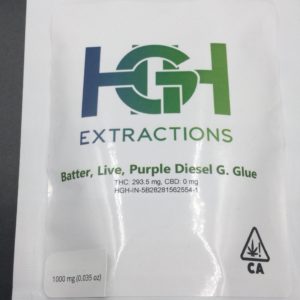 HGH Purple Diesel x Gorilla Glue Live Batter 1G
