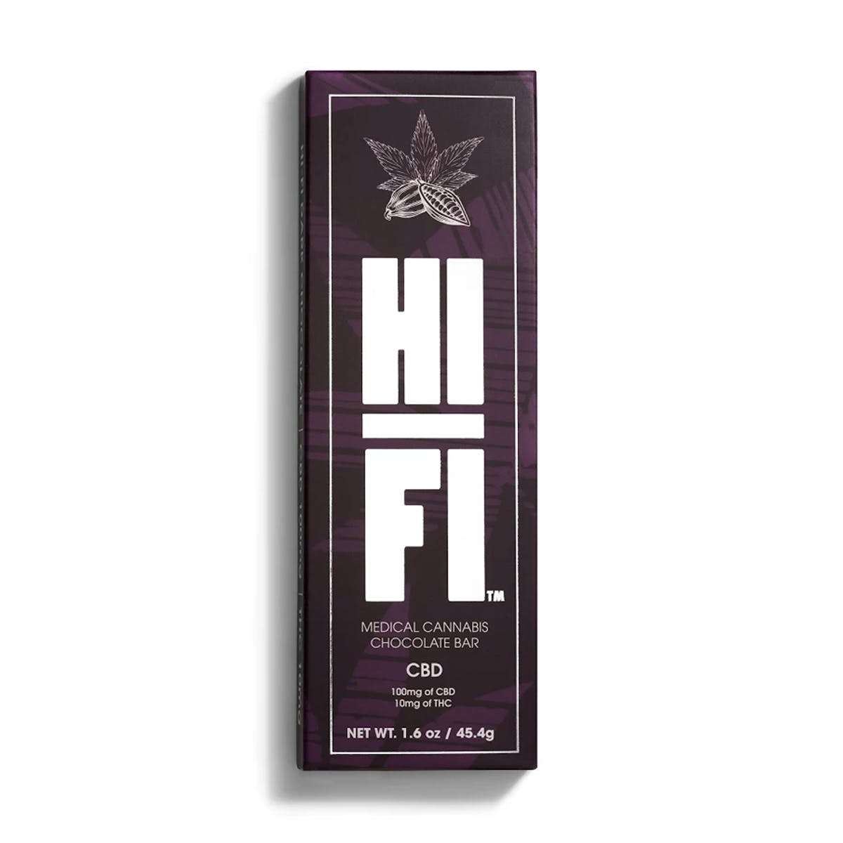 HIFI Bar, Dark Chocolate CBD 100mg