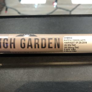 High Garden Hybrid Pre roll 1g