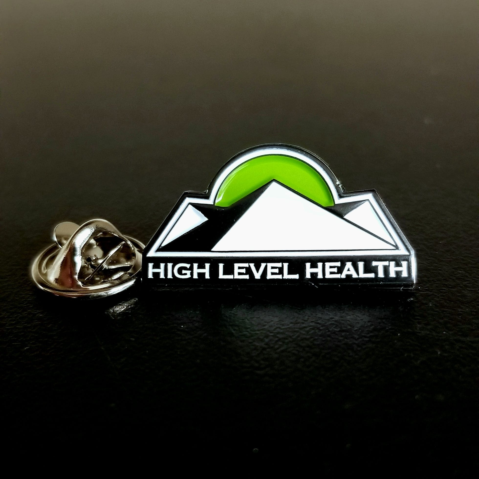 High Level Health Enamel Pin