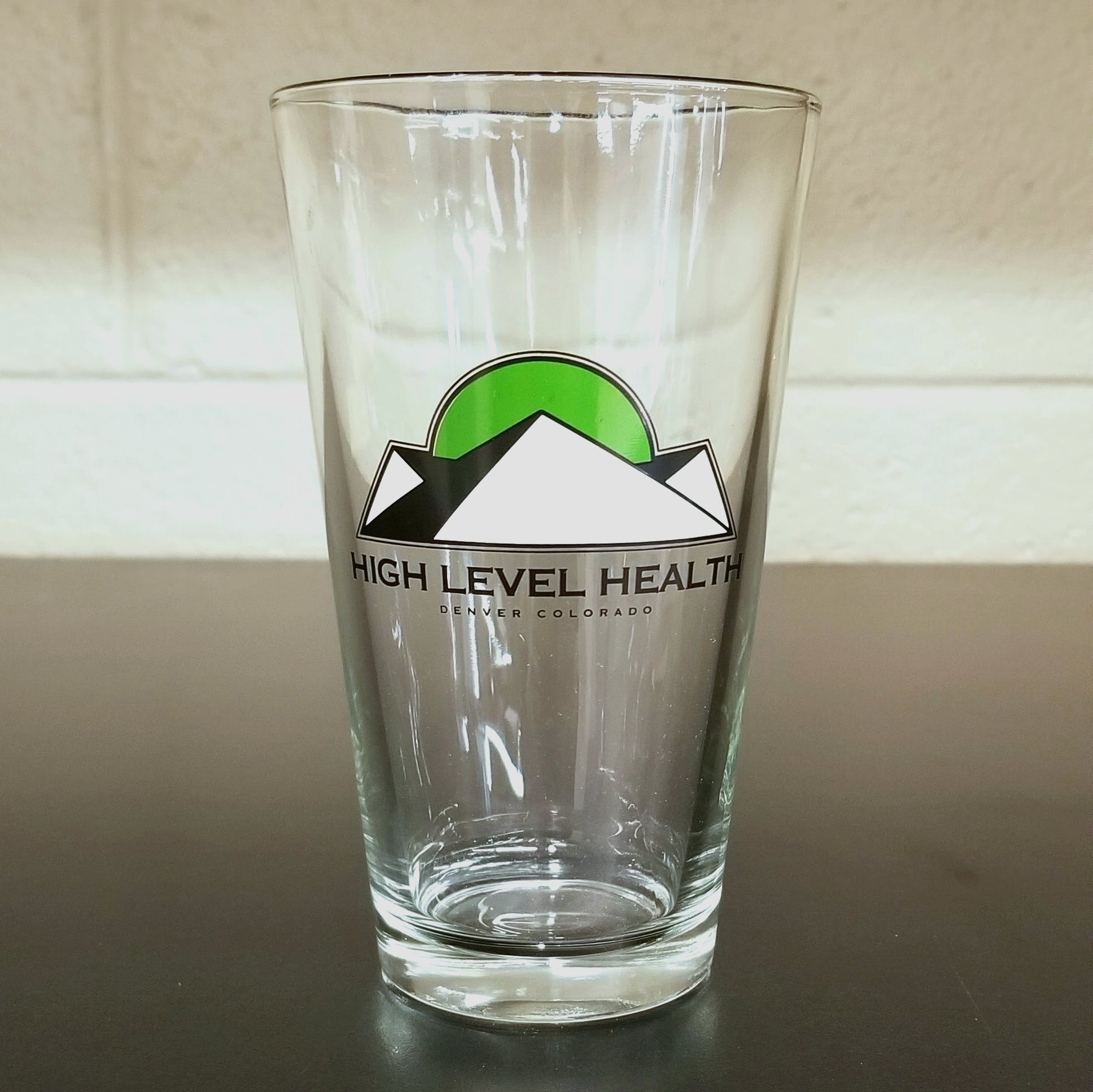 High Level Health Pint Glass