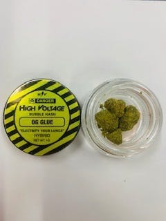 High Voltage Extracts: OG Glue (Bubble Hash)