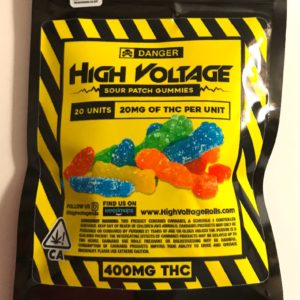 HIGH VOLTAGE SOUR PATCH 400MG
