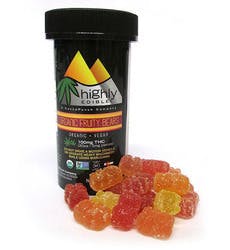 Highly Edible: Assorted Fruit Puck Gummies 250mg