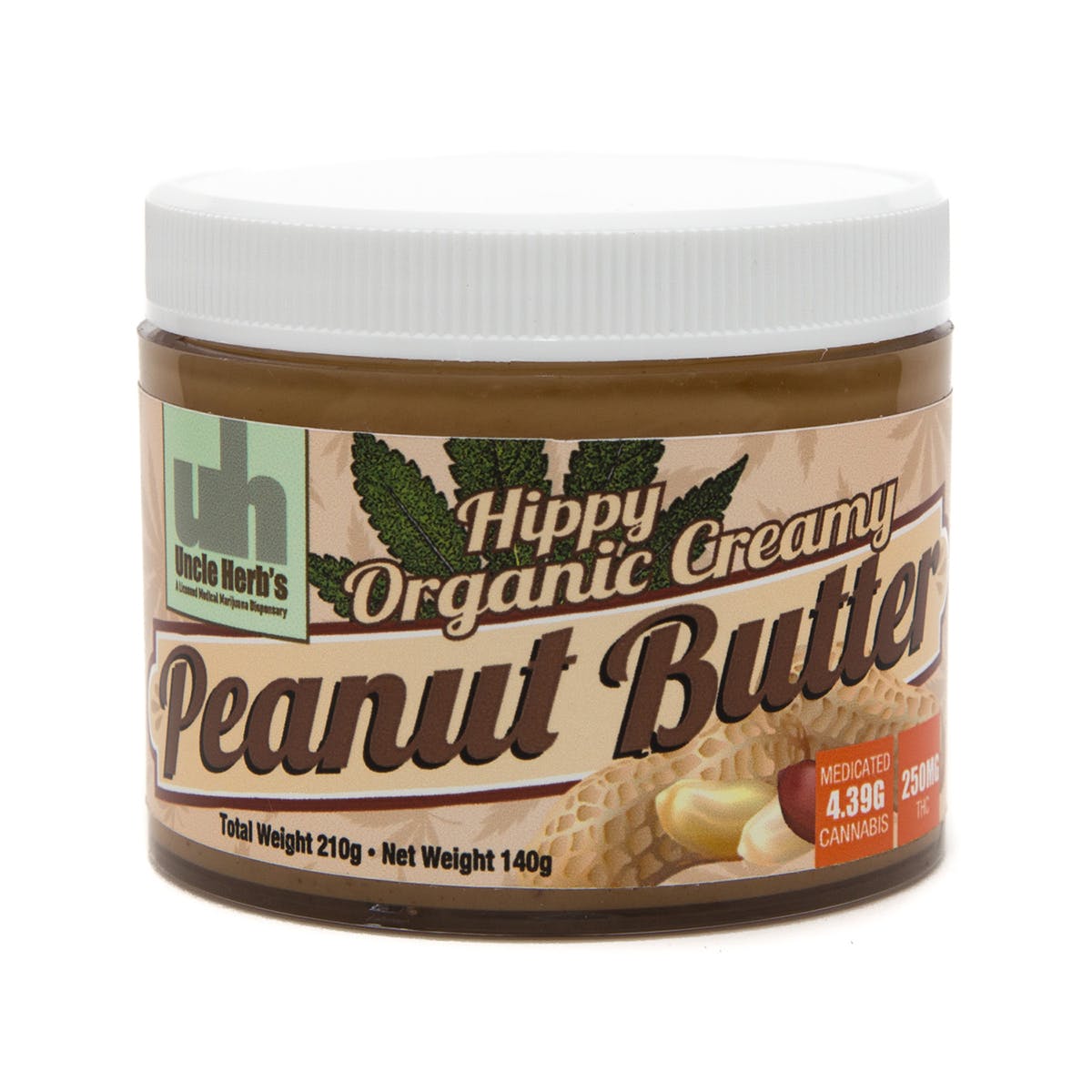 Hippy Organic Creamy Peanut Butter 250mg