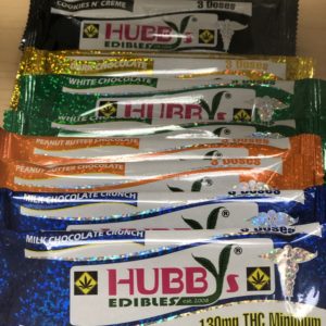 Hubby's Edibles 130mg - Milk Chocolate Crunch