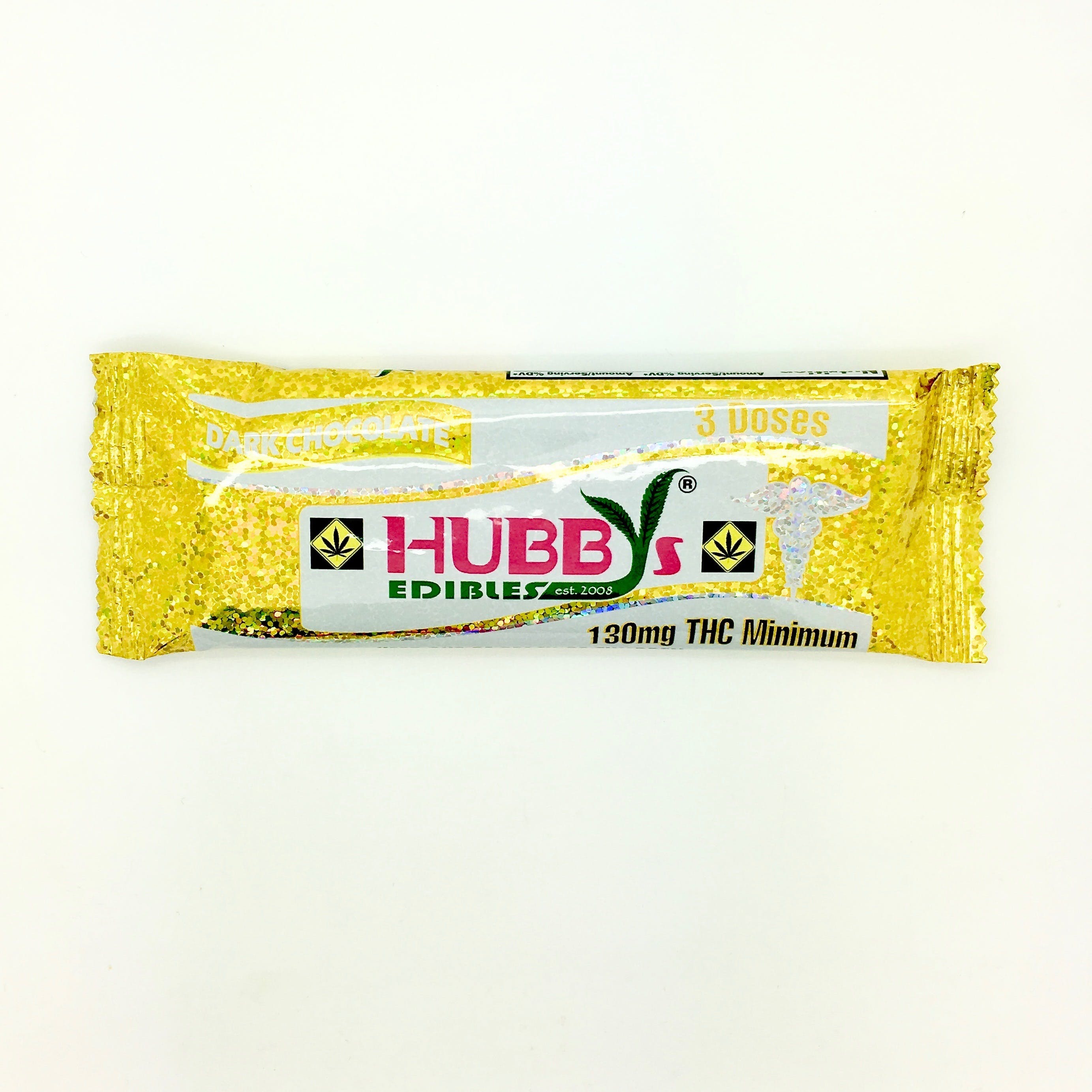HUBBY'S EDIBLES - DARK CHOCOLATE - 130 MG