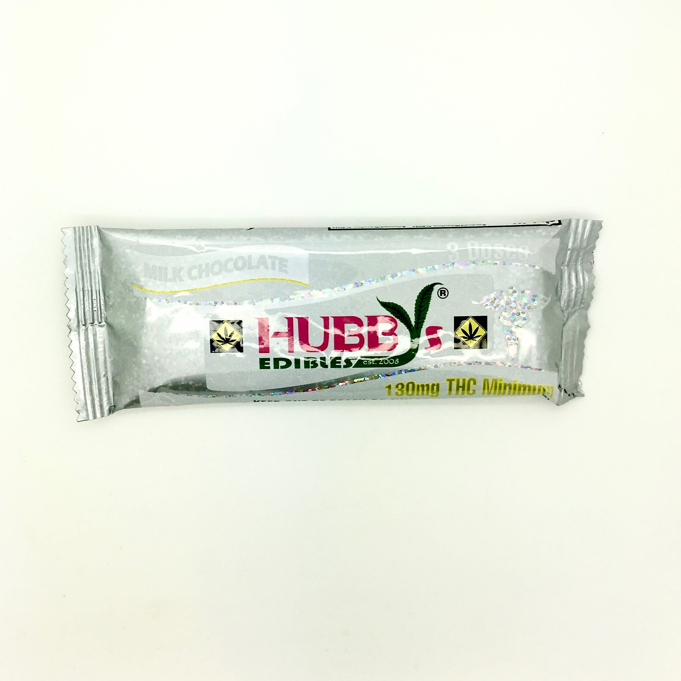 HUBBY'S EDIBLES - MILK CHOCOLATE - 130 MG