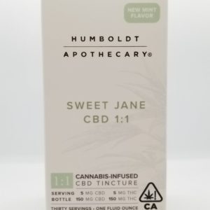 Humboldt Apothecary Sweet Jane CBD 1:1 - 1 oz