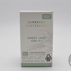 Humboldt Apothecary: Sweet Jane CBD 4:1 HALF OZ