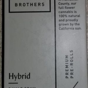 Humboldt Brothers Hybrid Preroll 3 pack .5 gram
