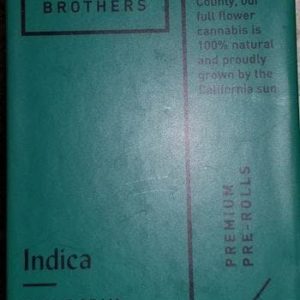 Humboldt Brothers Indica Preroll 3 pack .5 gram