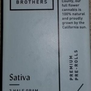 Humboldt Brothers Sativa Preroll 3 pack .5 gram
