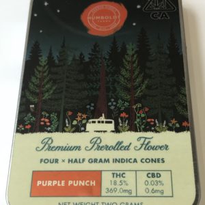 Humboldt Farms Purple Punch 4 preroll pack
