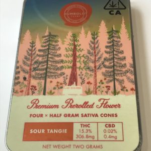 Humboldt Farms Sour Tangie 4 preroll pack