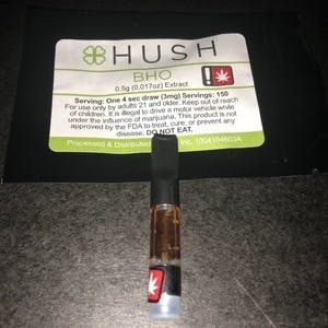 Hush - .5g Cart - BG Kush - Green Leaf Special #55232