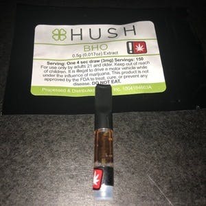 Hush - .5g Cart - Fire OG - Green Leaf special #45733