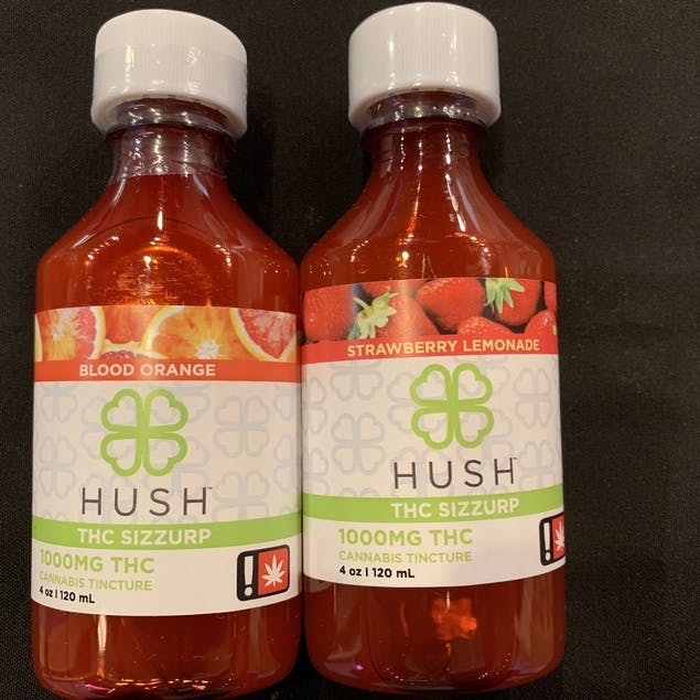 Hush - Sizzurp - Strawberry Lemonade 1000mg THC #78948
