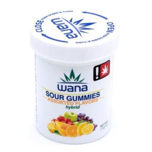 Hybrid Sour Gummies by Wana