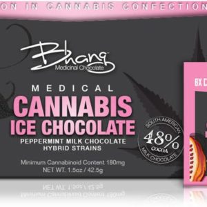 Ice Peppermint Chocolate Bar 100mg THC (Bhang)