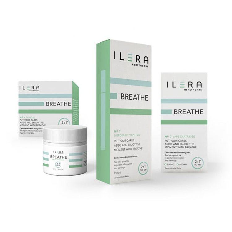 Ilera - BREATHE 2:1 (THC:CBD) Pain Cream