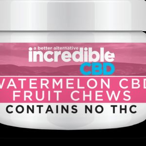 Incredible CBD Watermelon Fruit Chews, 300mg