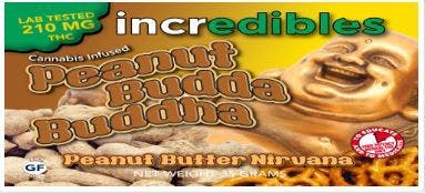 Incredible Peanut Budda Buddha 50mg THC