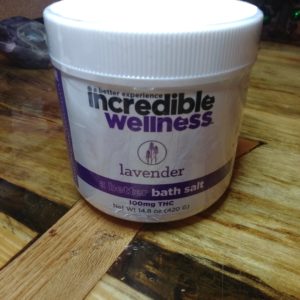 incredible wellness 100mg a better bath salt lavender 14.8 oz