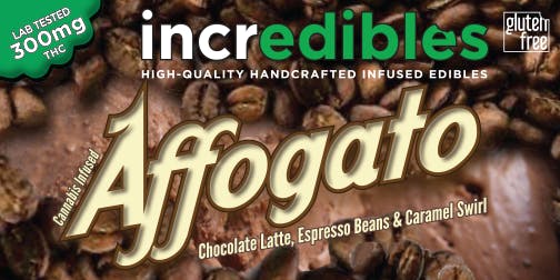 Incredibles 300mg- Chocolate Affogato Bar (Tax Included)