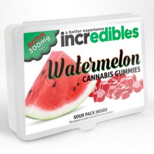 Incredibles 300mg- Watermelon Sativa Gummies (Tax Included)