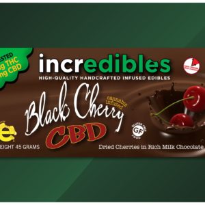 INCREDIBLES - Black Cherry CBD, 50mg THC/50mg CBD