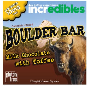 Incredibles Boulder Bar Single 10mg