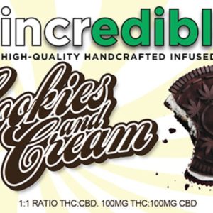 incredibles Cookies & Cream 1:1 THC:CBD