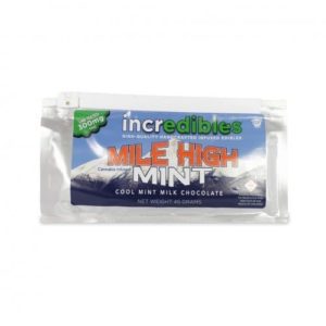 Incredibles Mile High Mint Chocolate Bar 100mg