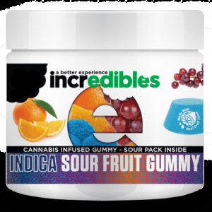 Incredibles Sour Gummies Indica 100mg