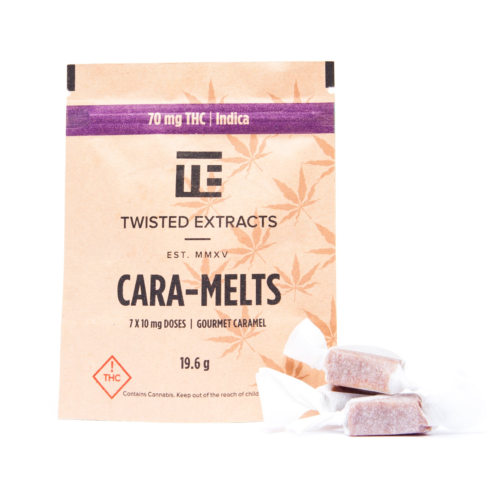Indica Cara-Melts (70mg THC)