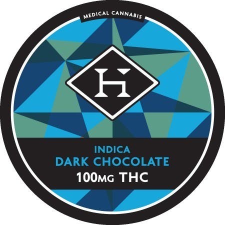 Indica Dark Chocolate 100mg HASHMAN