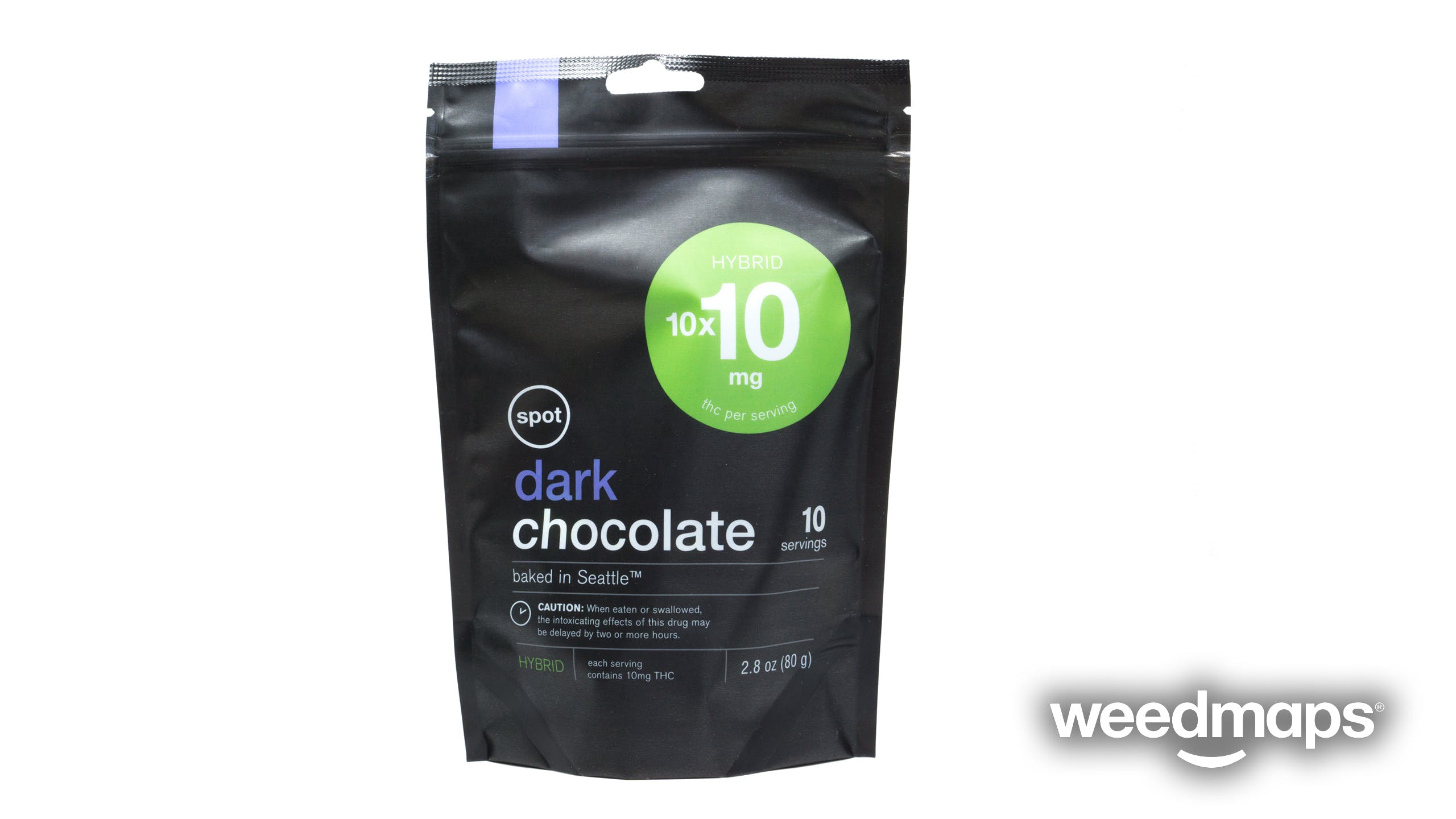 edible-indica-dark-chocolate-squares-10pk-100mg-by-spot