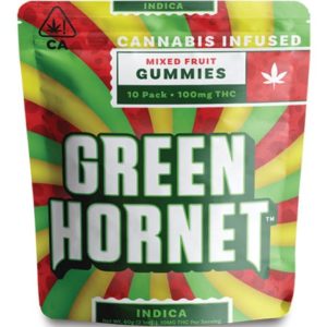 Indica Fruit Mix Gummies 100mg - Green Hornet