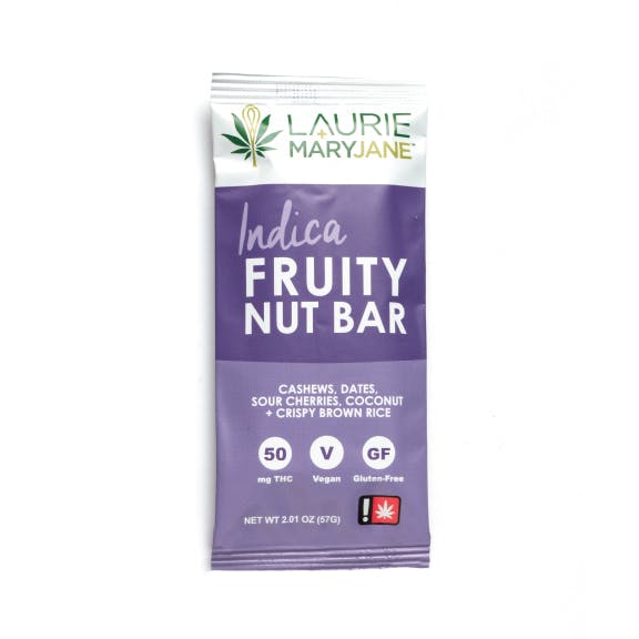 Indica Fruity Nut Bar 50mg