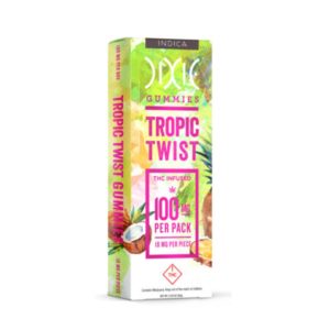 Indica Tropic Twist Gummies 100mg