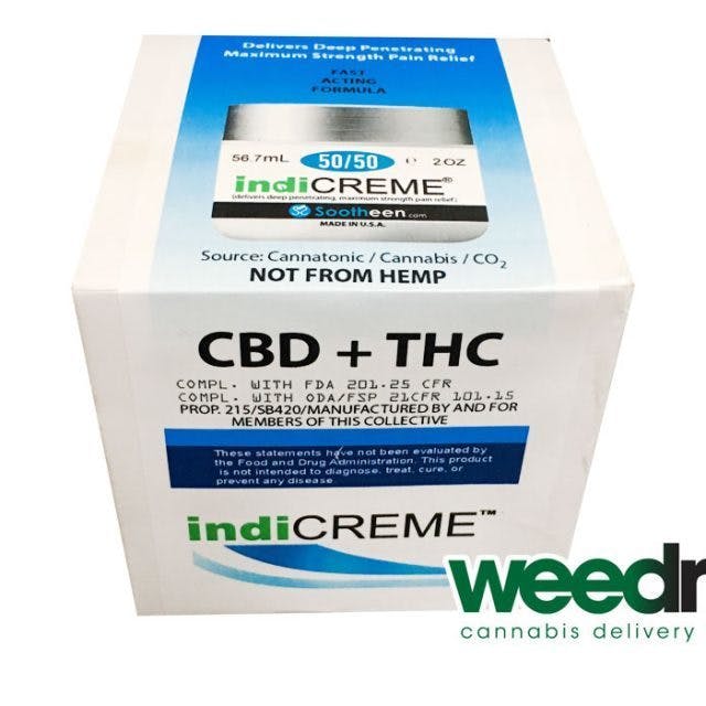 INDICREME CBD/THC 2OZ